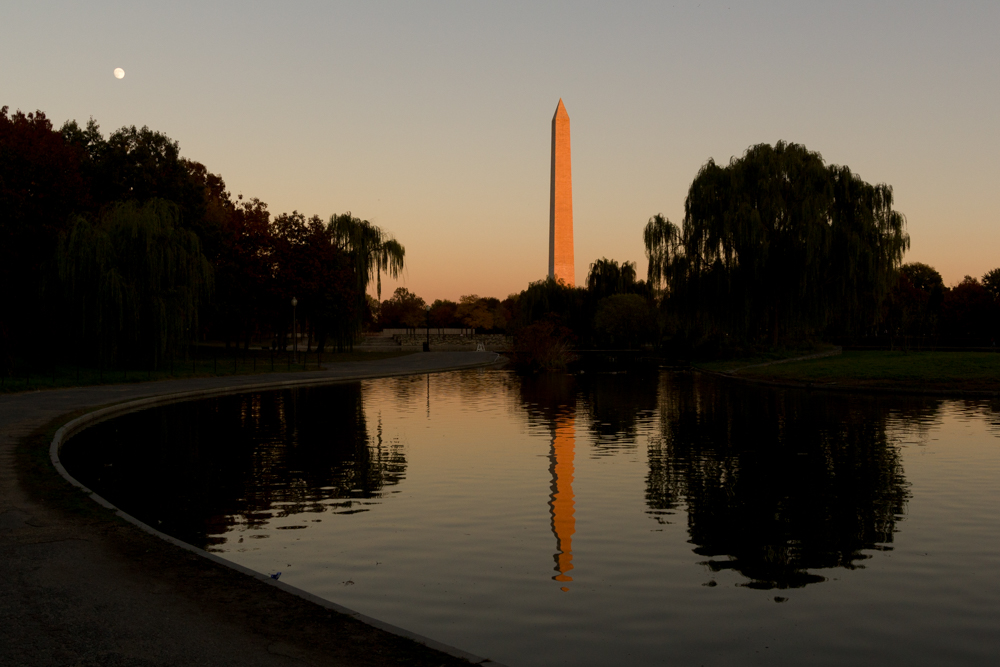 the Washington Monument