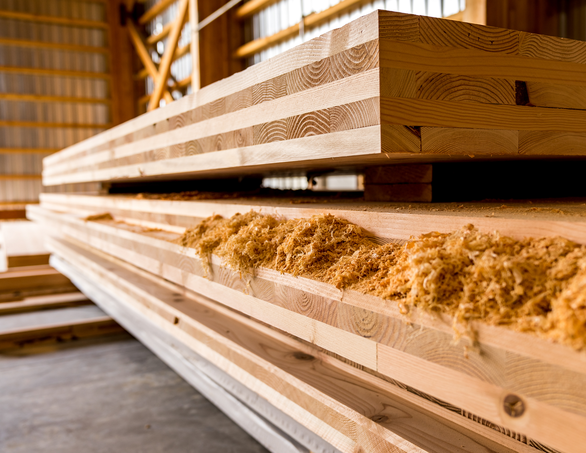 cross-laminated timber (CLT) panels